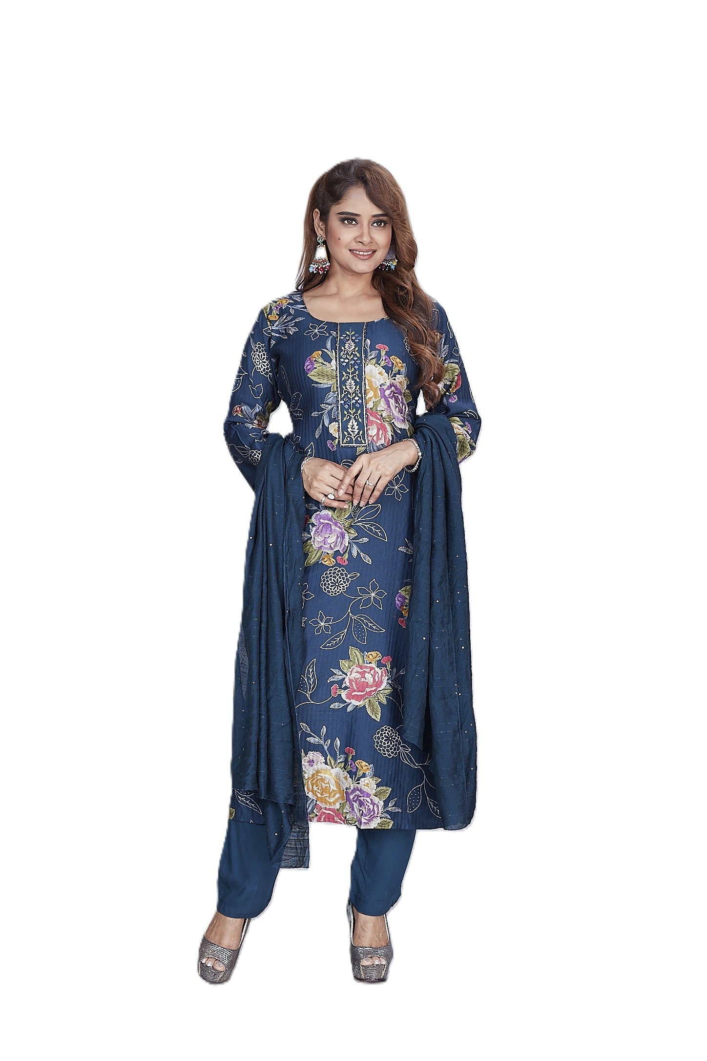 Berlin Discharge Print 3-Piece Suit Set for Women